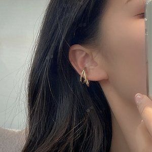 Hool On/Clip On Earrings - Small Double Hoop